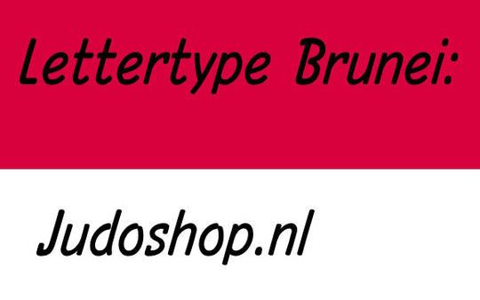 Matsuru set Rode en Witte band met Borduring