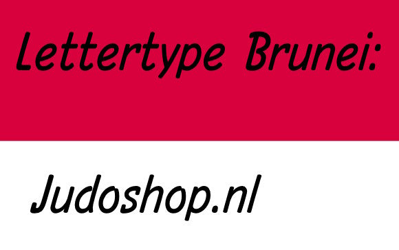 Matsuru set Rode en Witte band met Borduring