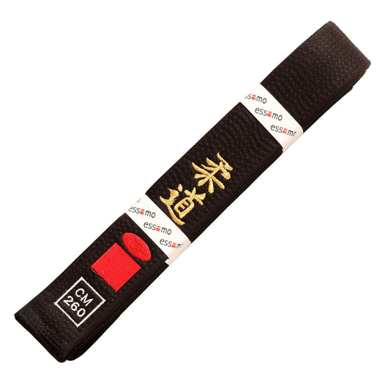 Essimo Judoband Zwart Master