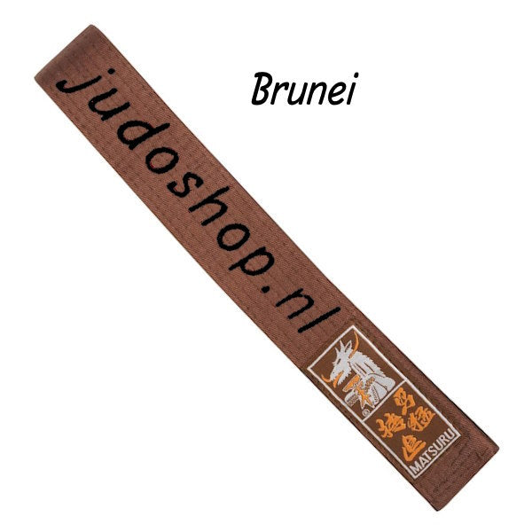 Matsuru Bruine band met Borduring