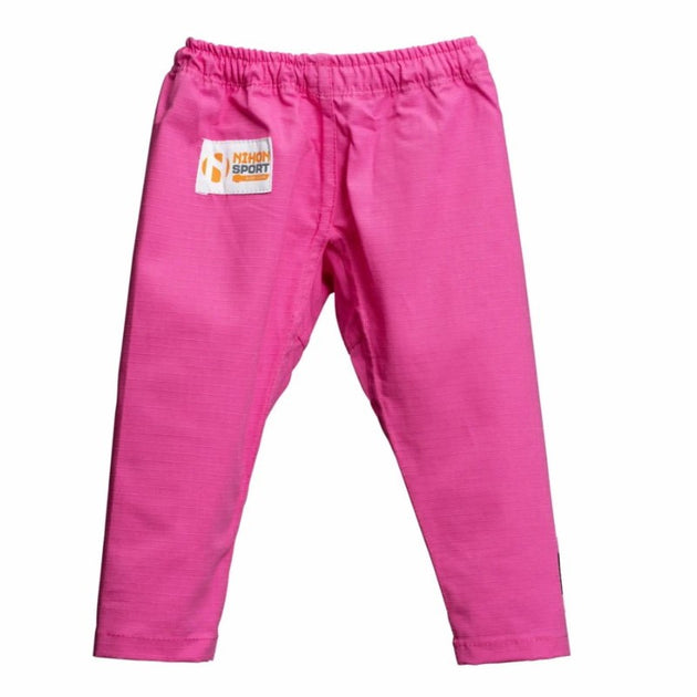 Baby Judopak roze broek