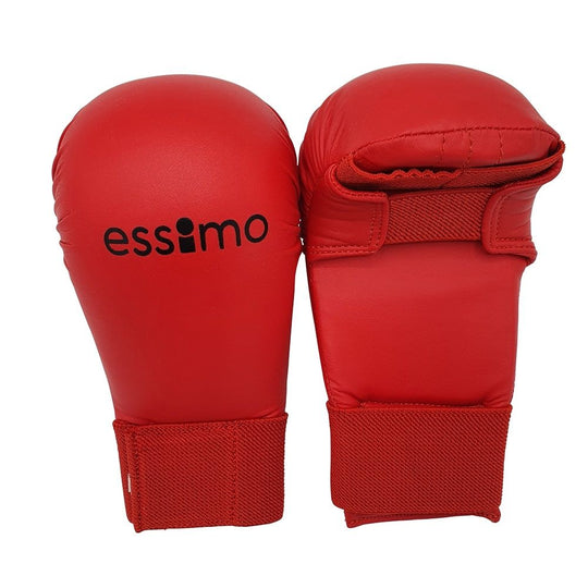 Karatehandschoen - Rood - Essimo 