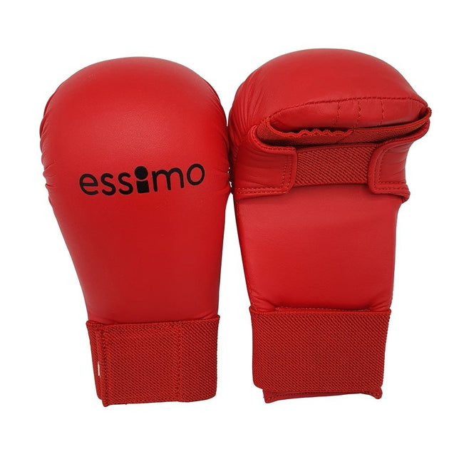 Karatehandschoen - Rood - Essimo 